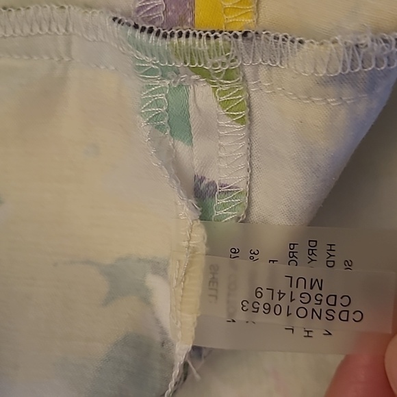 NWOT Calvin Klein Vibrant Floral Pattern Fitted Cotton Dress - Picture 10 of 12